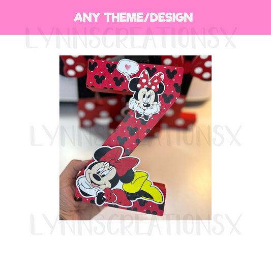 8" Letter Decor
