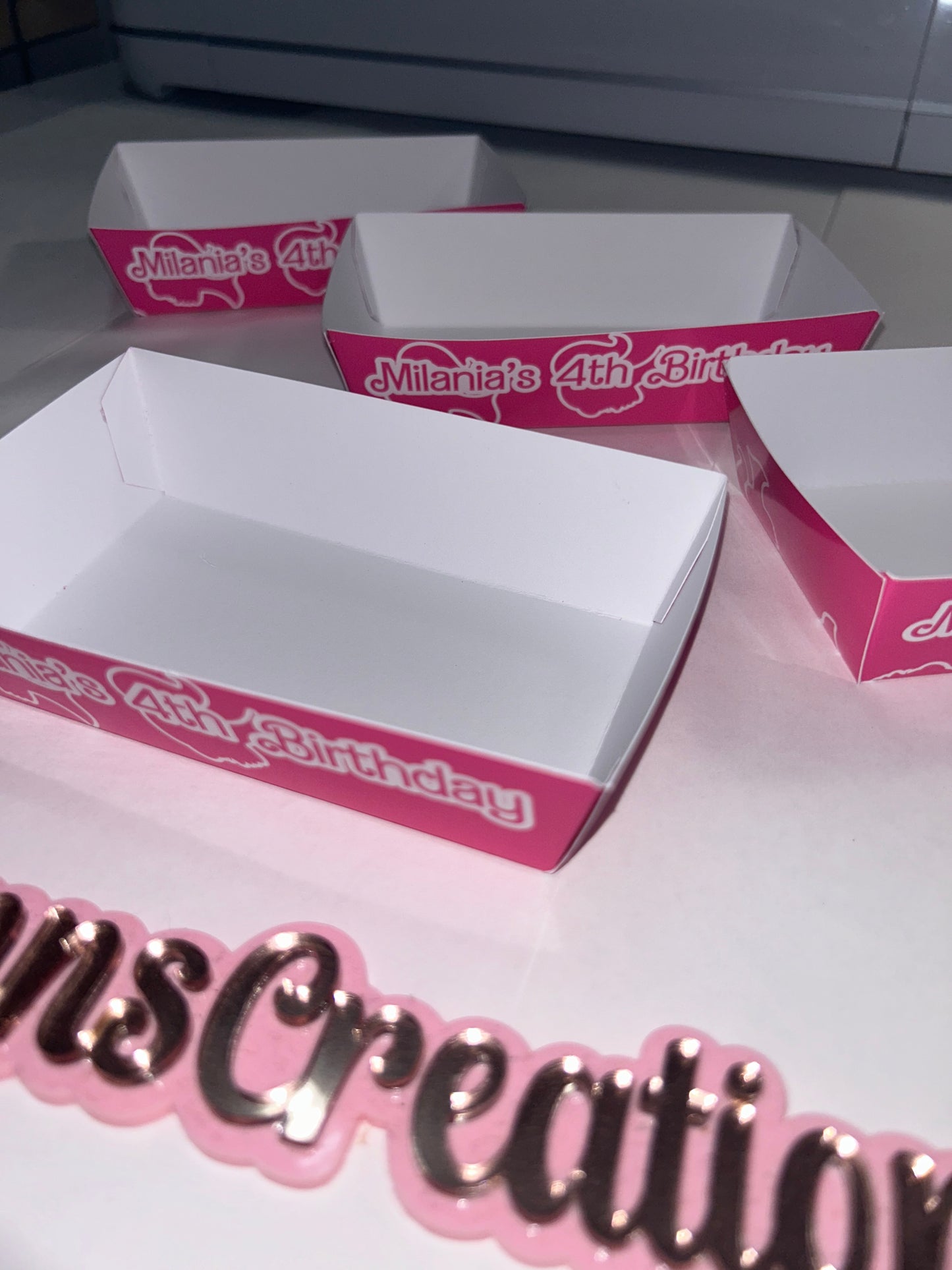Custom Snack Trays