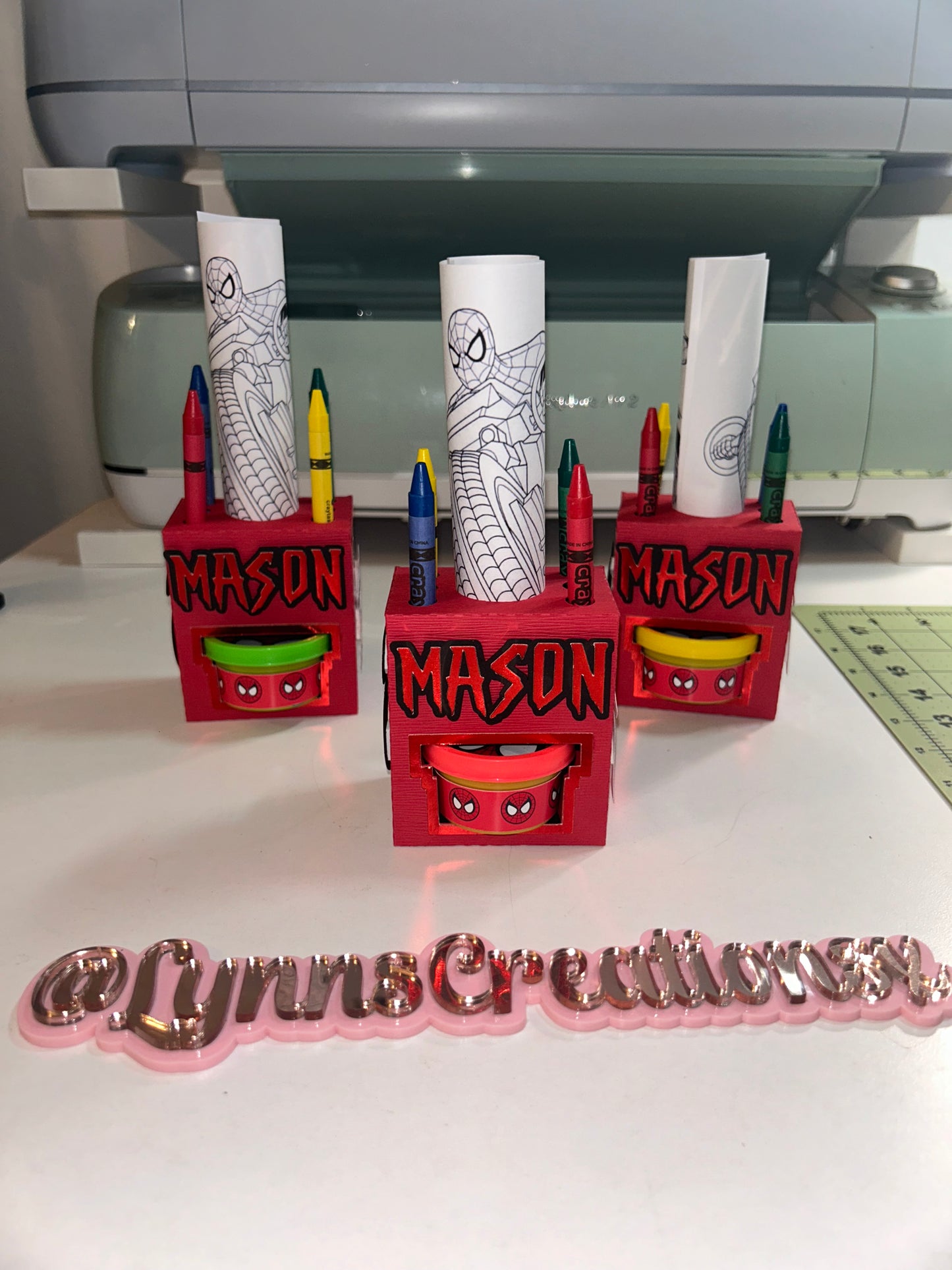 Custom Coloring Sheets/Mini Playdoh Boxes
