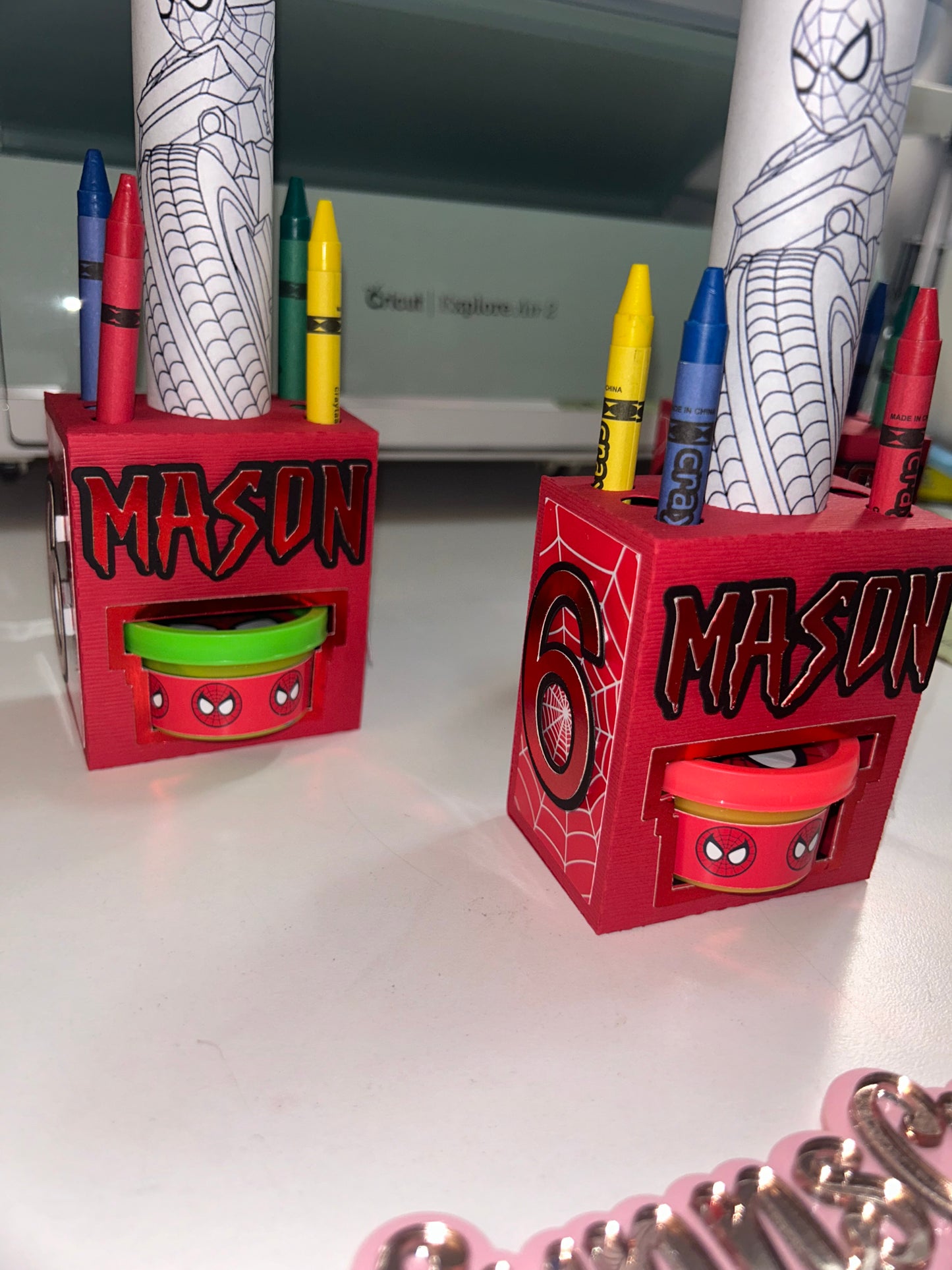 Custom Coloring Sheets/Mini Playdoh Boxes