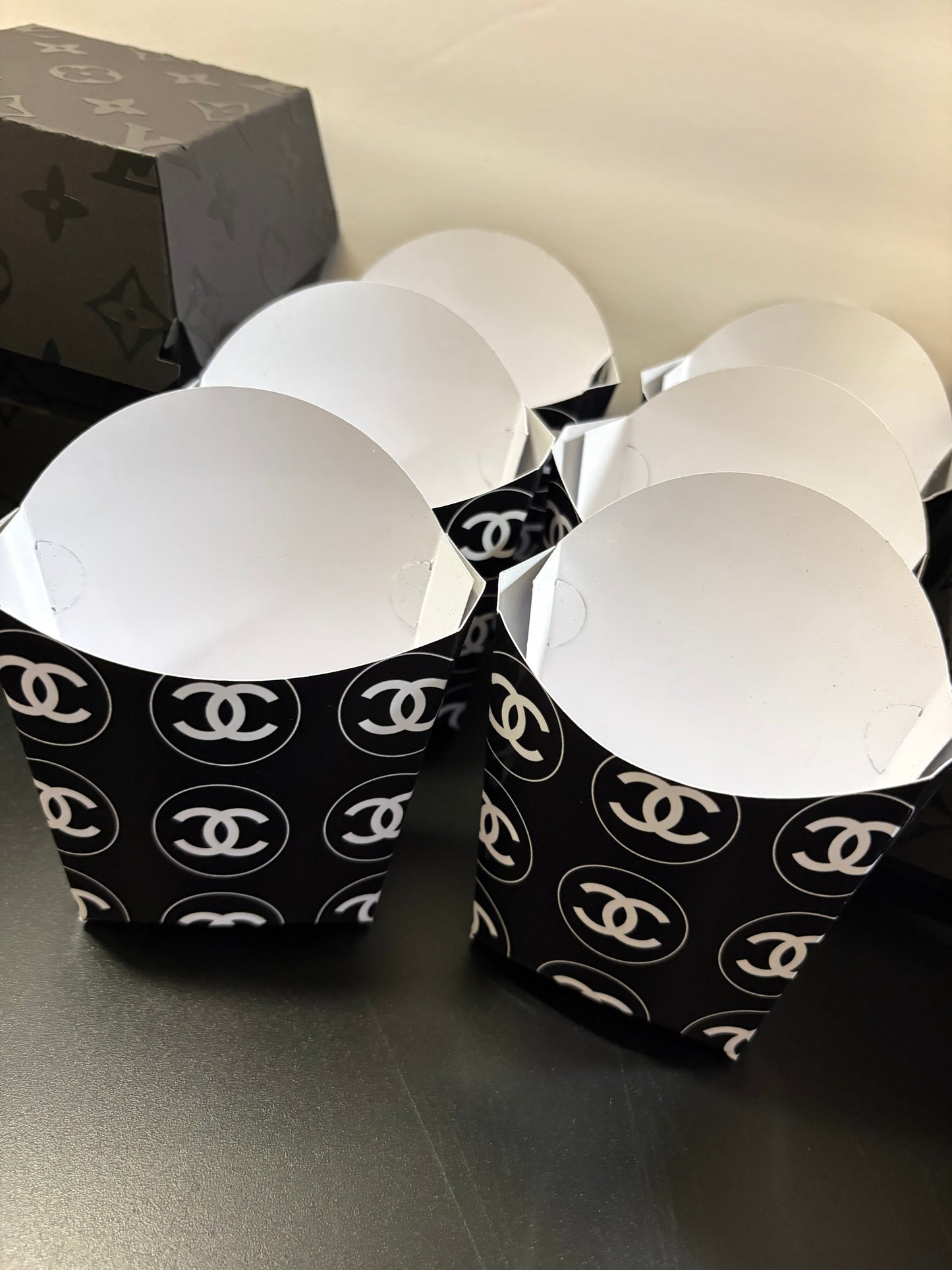LV/Chanel Burger & Fry Box Bundle
