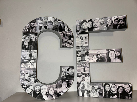 MEMORY PHOTO LETTERS