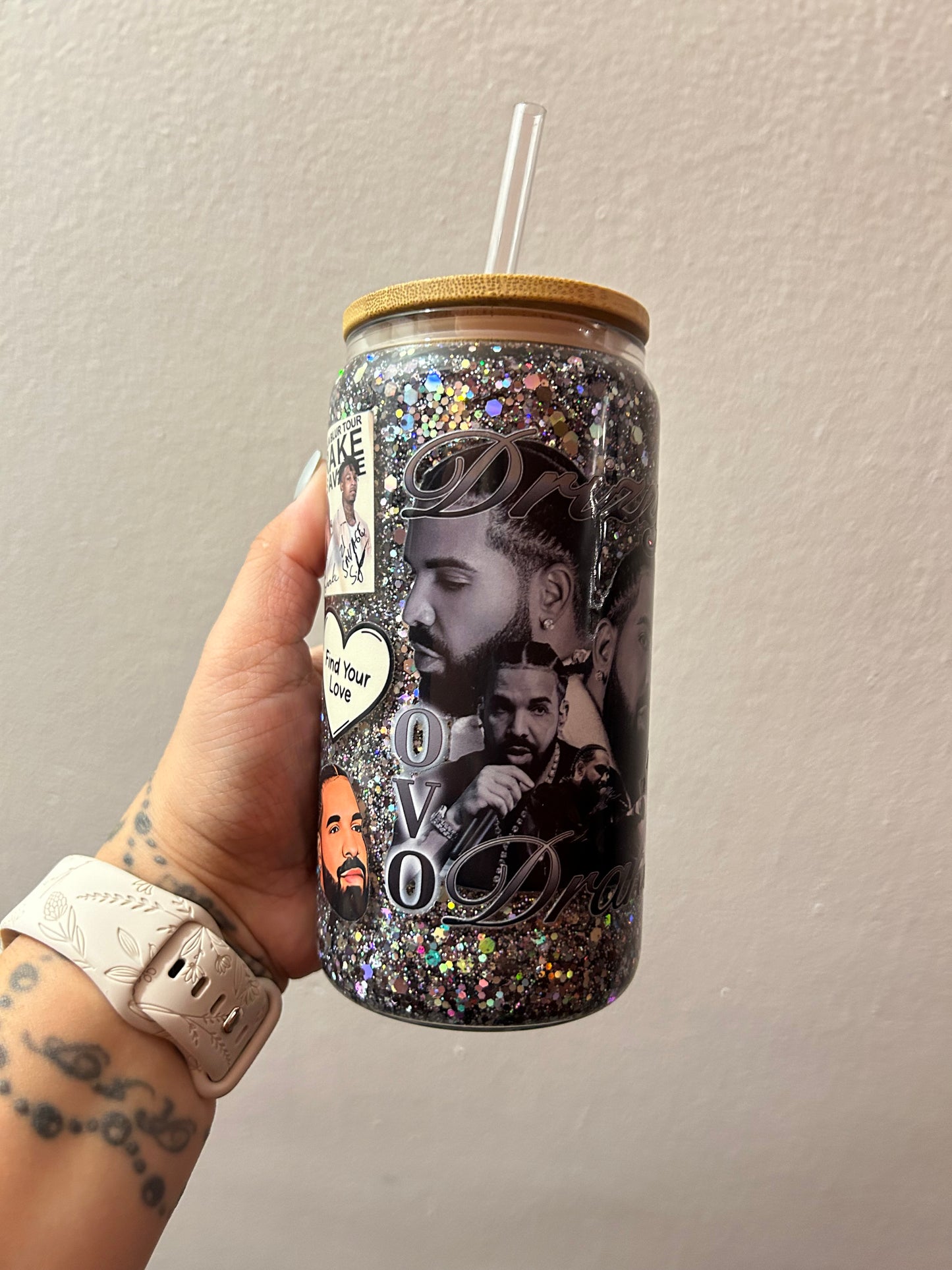 Pre-made Drake Snowglobe Cup | RTS